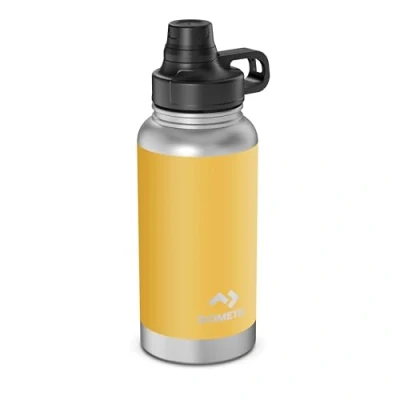 Imagen de DOMETIC, Termo líquido de acero inoxidable, recipiente aislado caliente y frío, naranja, capacidad 900 ml