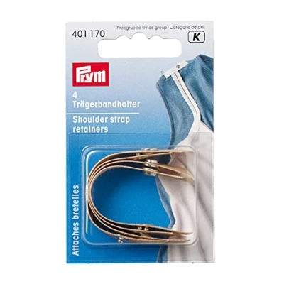 Imagen de Prym 401170 Juego de 4 abrazaderas para tirantes Beige