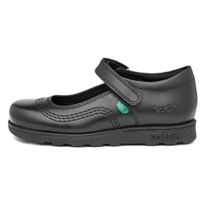 Imagen de Kickers Fragma Pop, Mocasines Niñas, Negro (Black Blk), 29 EU