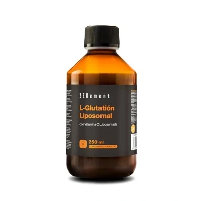 Imagen de Glutatión Liposomal con Vitamina C Potente Antioxidante, Regenerador Celular, Antienvejecimiento 250 ml Vegano, Máxima Biodisponibilidad Zenement