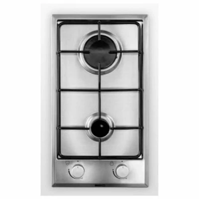 Imagen de ¡Oferta 14% ! Beko Hdcg 32220 Fx Encimera Modular A Gas Natural 2 Zonas De Coccion Ancho 30 Cm