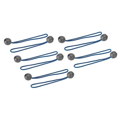 Imagen de Silverline Cuerdas elásticas con bolas para sujetar lonas, 10 pzas 175 mm (237045)