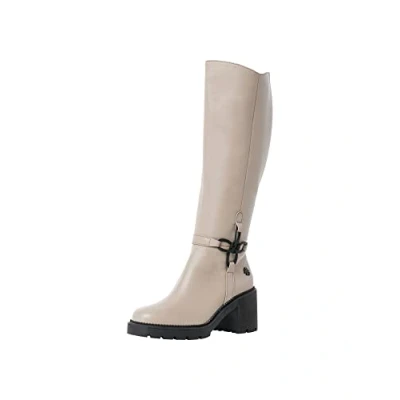 Imagen de Marco Tozzi by Guido Maria Kretschmer 2 85606 39 Botas, Botas a la Altura de Rodilla Mujer, Ivory Comb, EU