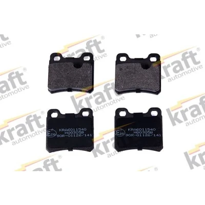 Imagen de KRAFT 6011540 Juego de pastillas freno Eje trasero OPEL: Calibra A, Astra F Sedán, CC