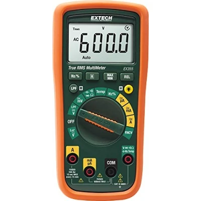 Imagen de Extech EX355 Multímetro profesional RMS verdadero con VSC y medidas de temperatura