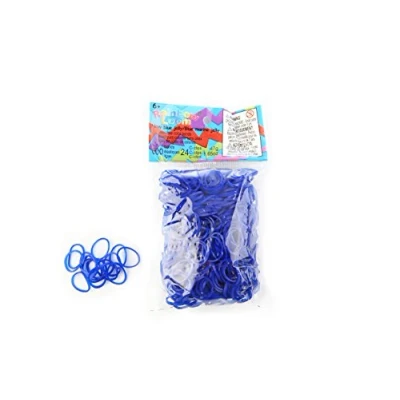 Imagen de Elásticos Rainbow Loom Azul Marino Jelly