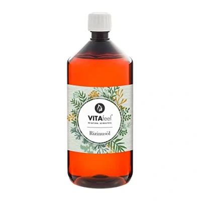 Imagen de MeaVita aceite de ricino puro, natural, vegano, sin hexano, no OGM, 1 Pack (1 x 1000 ml)
