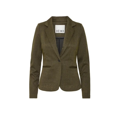 Imagen de ICHI Ihkate BL Blazer, Mujer, Talla: Small, Black lizard herringbone
