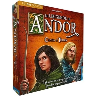 Imagen de Giochi Uniti Las Leyendas de Andor: Chada &amp; Thorn, Juego Cartas, Edición Italiana, GU512