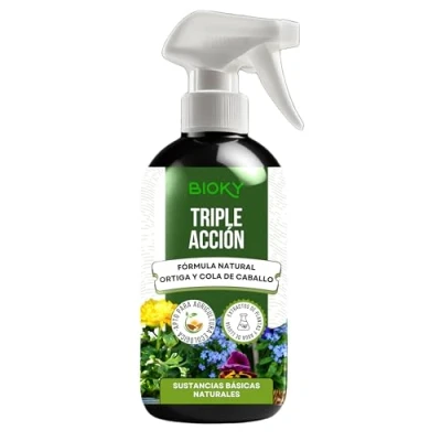 Imagen de Triple Acción 1L Spray Purín de Ortiga + Cola Caballo para Plantas Listo Usar Efecto Insecticida, Acaricida y Fungicida Sustancias Básicas en Agricultura Ecológica
