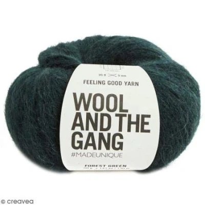 Imagen de Wool and the Gang Feeling Good Yarn 37 Forest Green