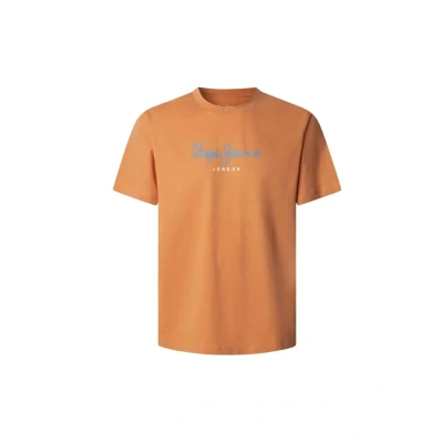 Imagen de Pepe Jeans EGGO Camiseta estampada, Hombre, Talla: Large, Sundown orange