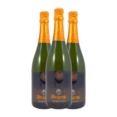 Imagen de Bodegas Escudero Becquer Brut Nature Cava 75 cl Espumoso blanco (Caja de 3 Botellas cl)