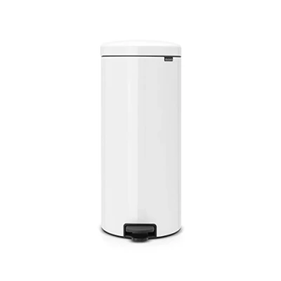 Imagen de Brabantia NewIcon Cubo de basura pedal 30 litros, color blanco