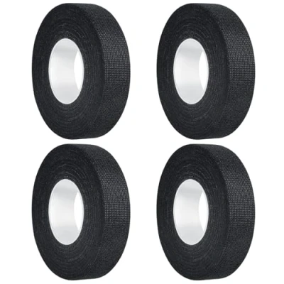 Imagen de AiQInu Cinta Aislante Negra, Pack de 4 Rollos (19mm x 15m), Industrial Autoaislante, Adhesiva Resistente, Ideal para Reparaciones Eléctricas, Todas Tus Aplicaciones Eléctricas