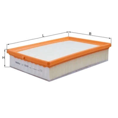 Imagen de MAHLE ORIGINAL LX 5599 Filtro de aire 57,3 177 267 Cartucho filtrante VOLVO: XC40