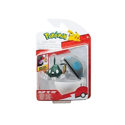 Imagen de Pokémon PKW3140 Clip&#039;n&#039;Go Poké Bolas de Basura y Bola Pesada