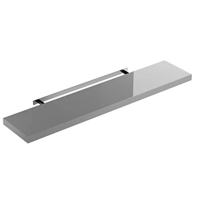 Imagen de CASARIA Estantería para Pared Baldas Flotantes 110cm Fijación Invisible Repisa Multiusos Estante Madera