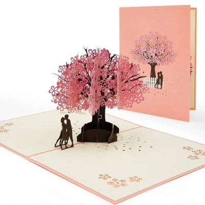 Imagen de AIYONG Tarjeta Regalo de 3D Pop up San Valentín, Novias, Aniversario, Felicitación Boda Invitación, felicitacion boda, invitaciones boda,Romántica Cumpleaños