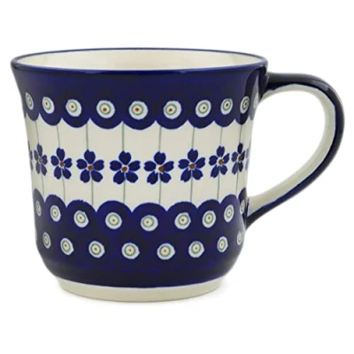 Imagen de Boleslawiec Pottery 166a Taza (0,50 L, cerámica polaca Boleslawiec)