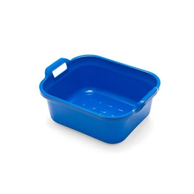 Imagen de Addis Barreño Rectangular con Asas, plástico, Azul Cobalto, 39 x 32 14 cm