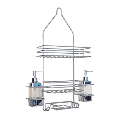 Imagen de Rayen Servicio Ducha con dispensador de jabón Accesorio, Acero Inoxidable, 60x40x13cm