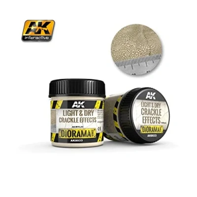 Imagen de AK Interactive Light &amp; Dry Crackle 100ml.