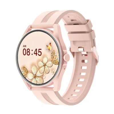 Imagen de HUAKUA Smartwatch Hombre con Llamadas, 1,3&quot; Round Reloj Inteligente Podómetro, Esfera de Personalizada, Monitor Sueño, Pulsómetro Pulsera Actividad para Android iOS
