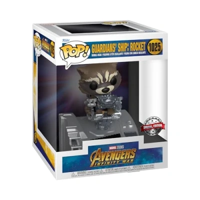 Imagen de Funko Pop! Deluxe: Marvel Guardians of The Galaxy Ship Rocket Raccoon Avengers Infinity War Vengadores Figura de Vinilo Coleccionable Idea Regalo Mercancia Oficial