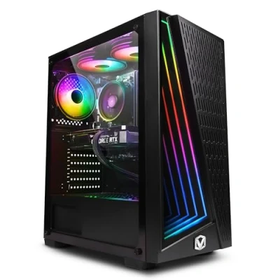 Imagen de Vibox V 75 PC Gaming AMD Ryzen 5 4500 Procesador 4.1GHz Nvidia RTX 3060 12GB 16GB RAM 1TB SSD Windows 11 WiFi
