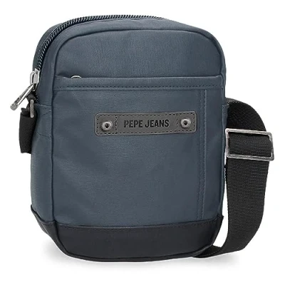 Imagen de Pepe jeans Hatfield Bandolera Pequeña Azul 15x19,5x6 cms Poliéster