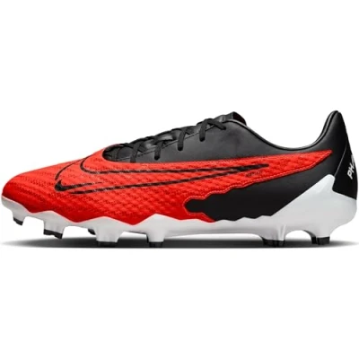 Imagen de Nike Performance Phantom GT3 Academy FG/MG Botas de fútbol con tacos, Hombre, Talla: 45.5, Bright crimson/black/white Zapatos