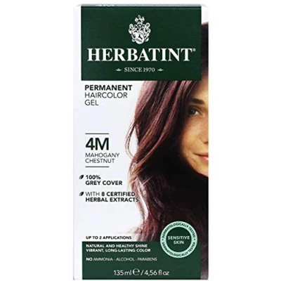 Imagen de HERBATINT Permanent Herbal Haircolour Gel 4M Mahogany Chestnut 135 ml