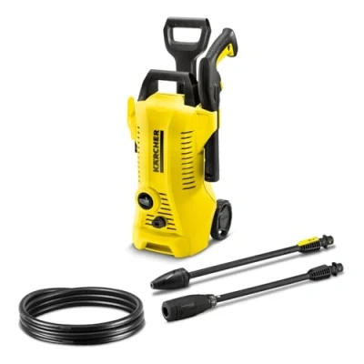 Imagen de Kärcher Hidrolimpiadora K 2 Power Control Home, presión: 110 bar, caudal: 360 l/h, rendimiento: 20 m²/h, filtro de agua, peso: 4,0 kg, pistola alta presión, boquilla turbo, lanza, kit para el hogar