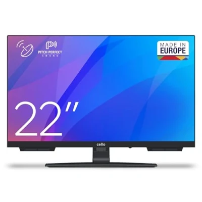 Imagen de Cello C2224SH TV LED 22&quot; Full HD con Triple sintonizador sin Marco (DVB C/ S2/ T2) Pitch Sound Ideal para Habitaciones pequeñas Hecho en Europa [2024]