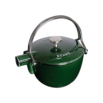Imagen de Staub Polvo Tetera, Hierro Fundido, Verde basilisco, 1,15 litros