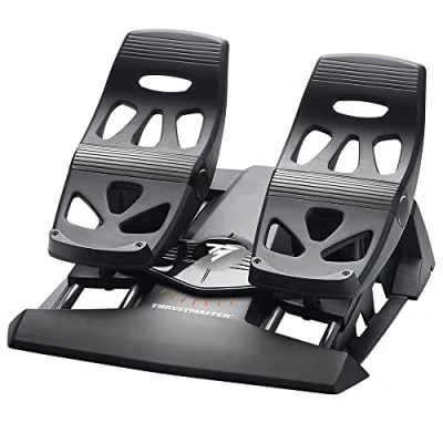 Imagen de Thrustmaster TFRP T. Flight Rudder Pedals Compatible en PC con todos los joysticks del mercado