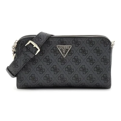 Imagen de Guess ECO Erica Status Crossbody Bandolera, Mujer, Talla: One Size, Coal logo