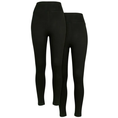 Imagen de Urban Classics 2PACK Leggings, Mujer, Talla: XXL, black