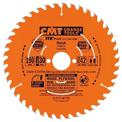 Imagen de CMT ORANGE TOOLS 273.165.56H Hoja circular (U ITK) HW 165x1.7/1.1x20 (+15.88) Z56 ATB+S