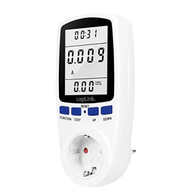 Imagen de LogiLight EM0003 Blanco temporizador eléctrico Contador (Blanco)