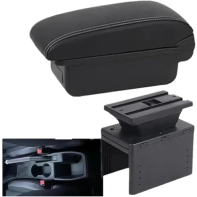 Imagen de LiyanWu Apoyabrazos para Renault Clio 5, Reposabrazos Central, Consola Central Caja de Almacenamiento Coche Interior