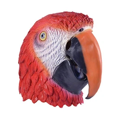 Imagen de Bristol Novelty Animal Máscara de Loro Completa, Multicolor, Talla única (BM417)
