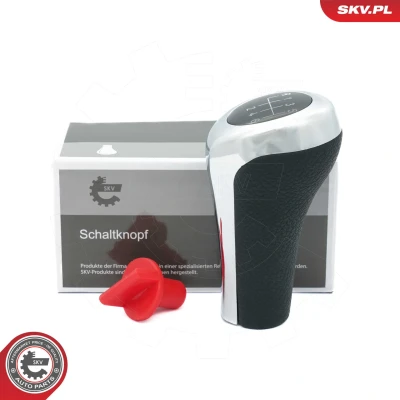 Imagen de ESEN SKV 63SKV010 Pomo palanca de cambios 6 velocidades cuero BMW: 5 Berlina, X3, 1 Hatchback