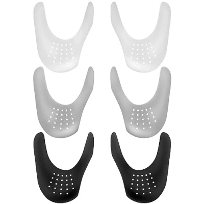 Imagen de 3 Pares Escudo de Zapatos, Protectores para Zapatillas Deporte, Protector Arrugas Antiarrugas Prevenga Hendidura Pliegue Calzado Deportivo