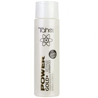 Imagen de Tahe Repair Power Gold Mask Champú Reparador con Queratina y Oro Líquido que Nutre Repara Todo Tipo de Cabellos, 300 ml