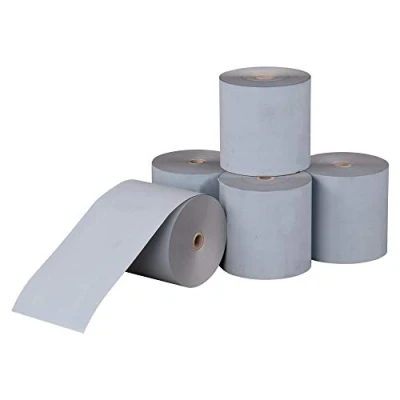 Imagen de Veit 10858165 Rollos de papel térmico (80 mm x 80 m, sin texto impreso, 5 unidades), color azul
