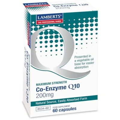 Imagen de Lamberts Coenzima Q10 200Mg, 60 Unidades,