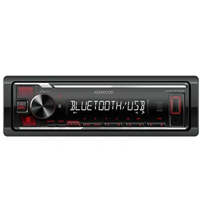 Imagen de Radio con Bluetooth para Coche Entrada USB y Aux, Compatible Spotify App Link Autorradio 1 DIN Extraíble Equipo de Musica Sintonizador FM/Am, Micrófono Ecualizador KENWOOD KMM BT209