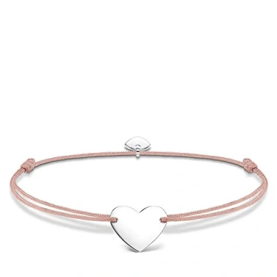 Imagen de Thomas Sabo Little Secret Pulsera para mujer con diseño de corazón, plata ley 925, LS026 173 19 L20v